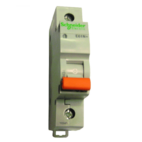 Прекъсвач Е61N + 1P 6А 20431 крива C 6kA