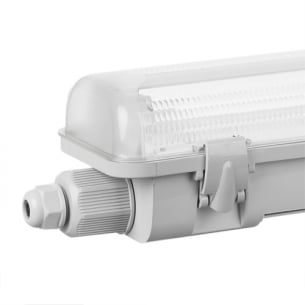 Водоустойчиво  LED осветително тяло за тръби 2xТ8 / G13 / 2x58W 