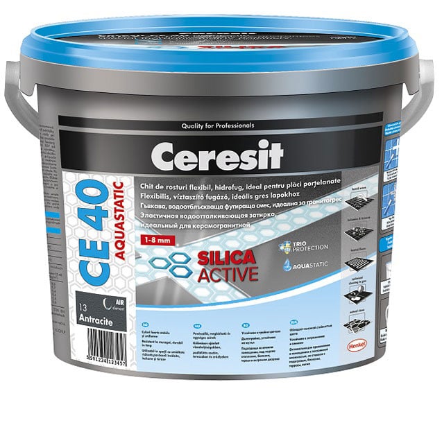Фугираща аквастатична смес Ceresit CE 40 Aquastatic кремава 2кг