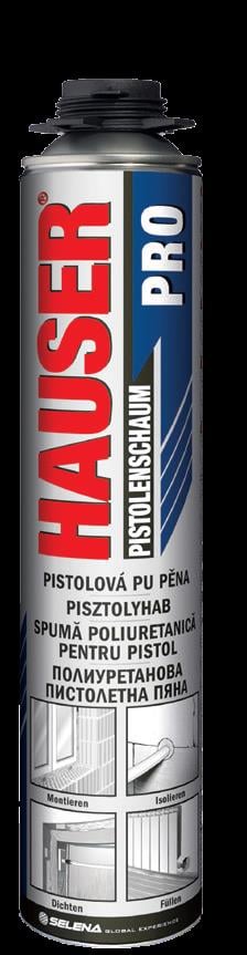 Полиуретанова пистолетна пяна Hauser 750мл