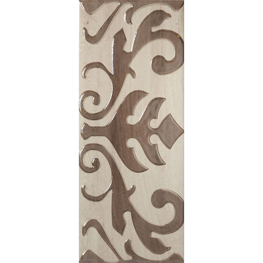Плочки за стенна декорация IJ Lucia ornament 200x500мм светла фасет лукс