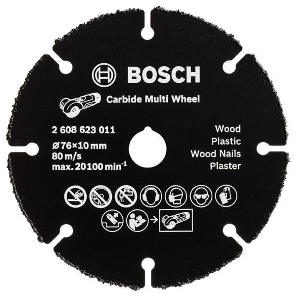 Карбиден мултидиск Bosch 76х10х1мм 