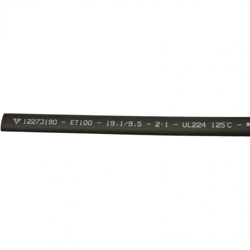 Термосвиваем шлаух Elematic ET100 12273190 черен ø19.1/9.5мм 1м