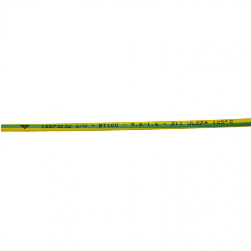 Термосвиваем шлаух Elematic ET100 12273032G/V жълтозелен ø3.2/1.6мм 1м