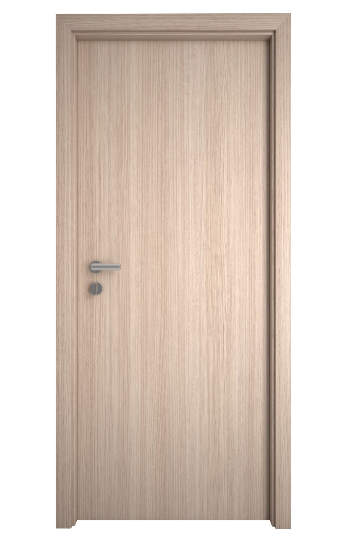 Интериорна врата лява 87x200см снежен дъб