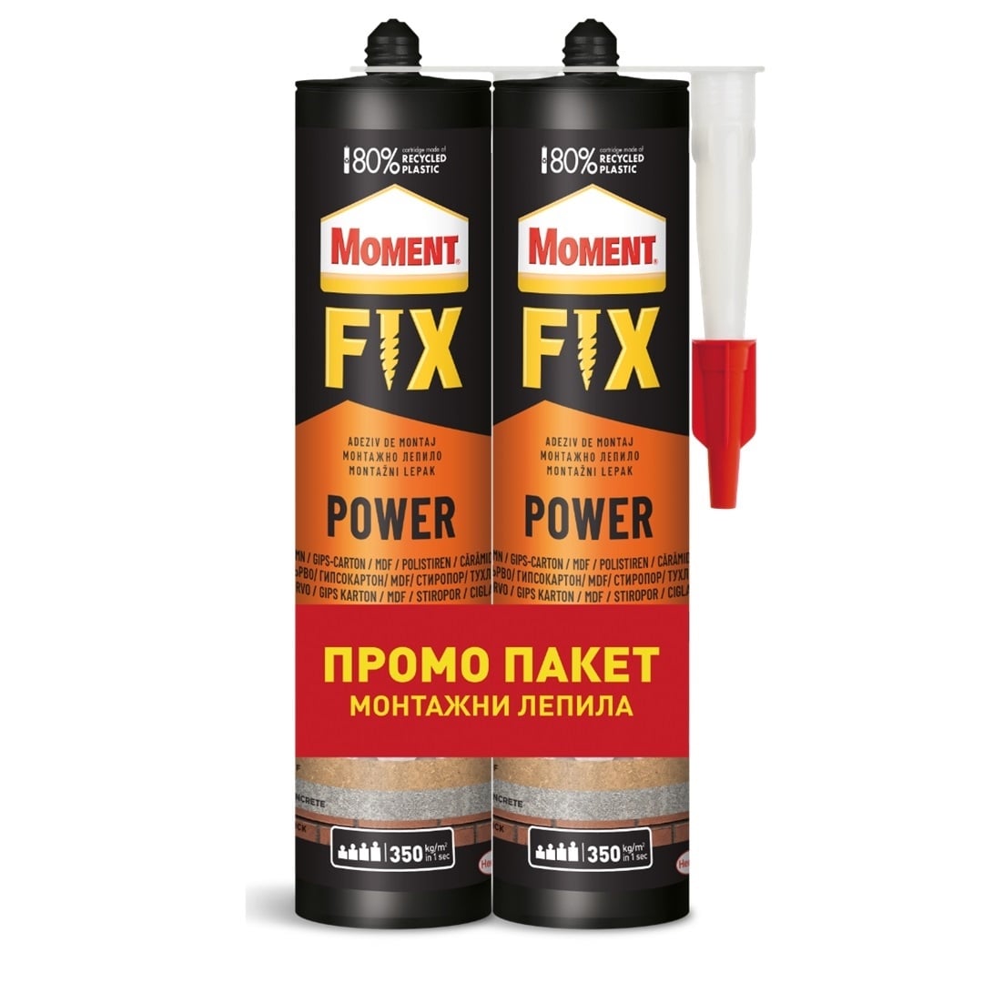Промо пакет Moment FIX Extreme Power 2х385г 