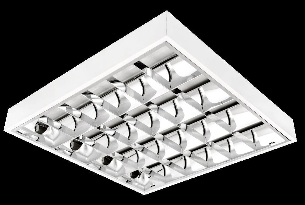 Oсветително тяло  за LED пури T8 30x60см / 2 броя x 60см