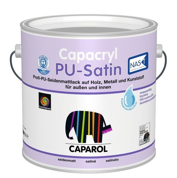 Акрилен полиуретанов лак Capacryl PU-Satin база М / 2.5л