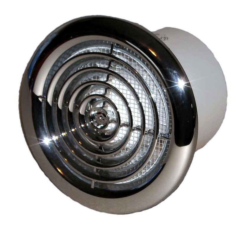 Вентилатор Vents 125 PF хром / 16W