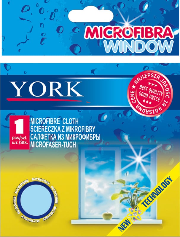 Микрофибърна кърпа за стъкла York