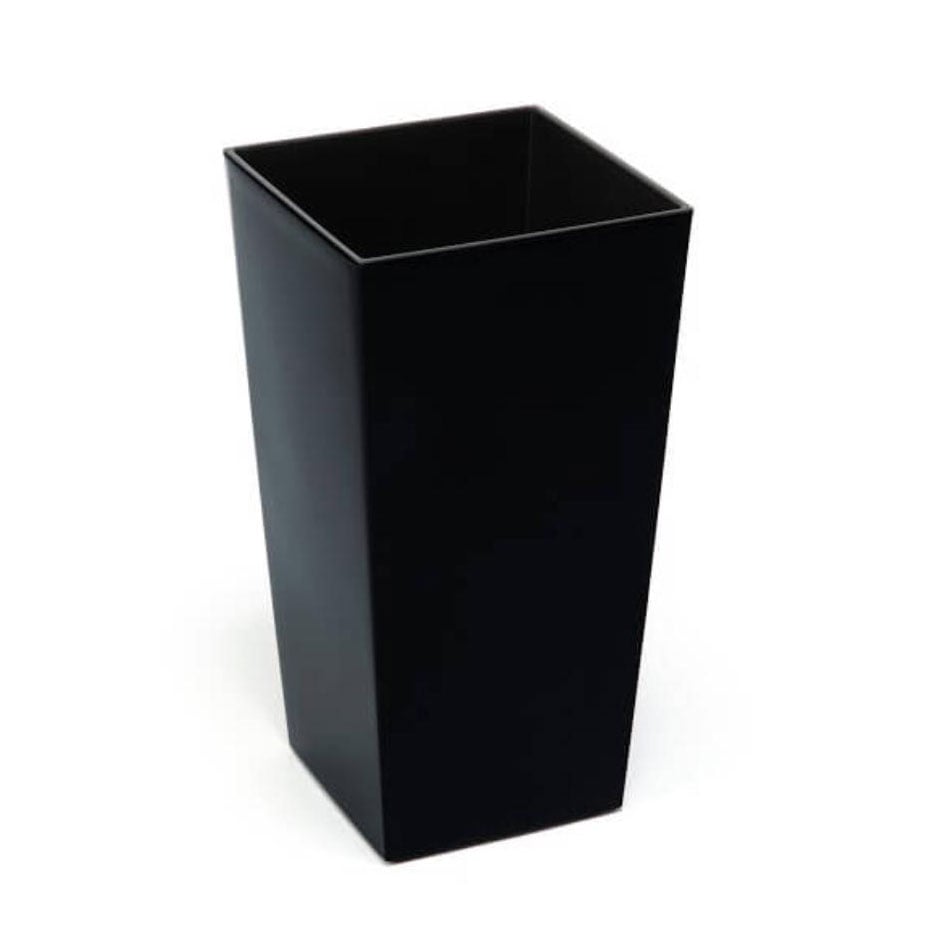 Кашпа Finezia 40x40см черна
