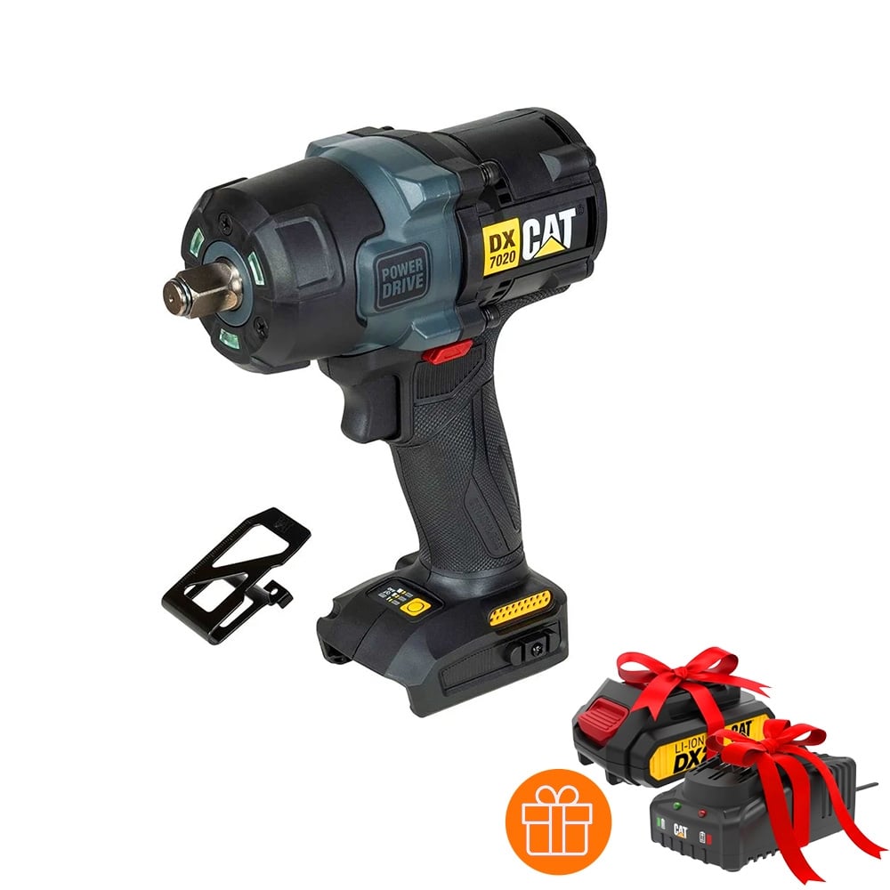 Акумулаторен гайковерт CAT DX7020B 18V 700Nm с батерия и зарядно