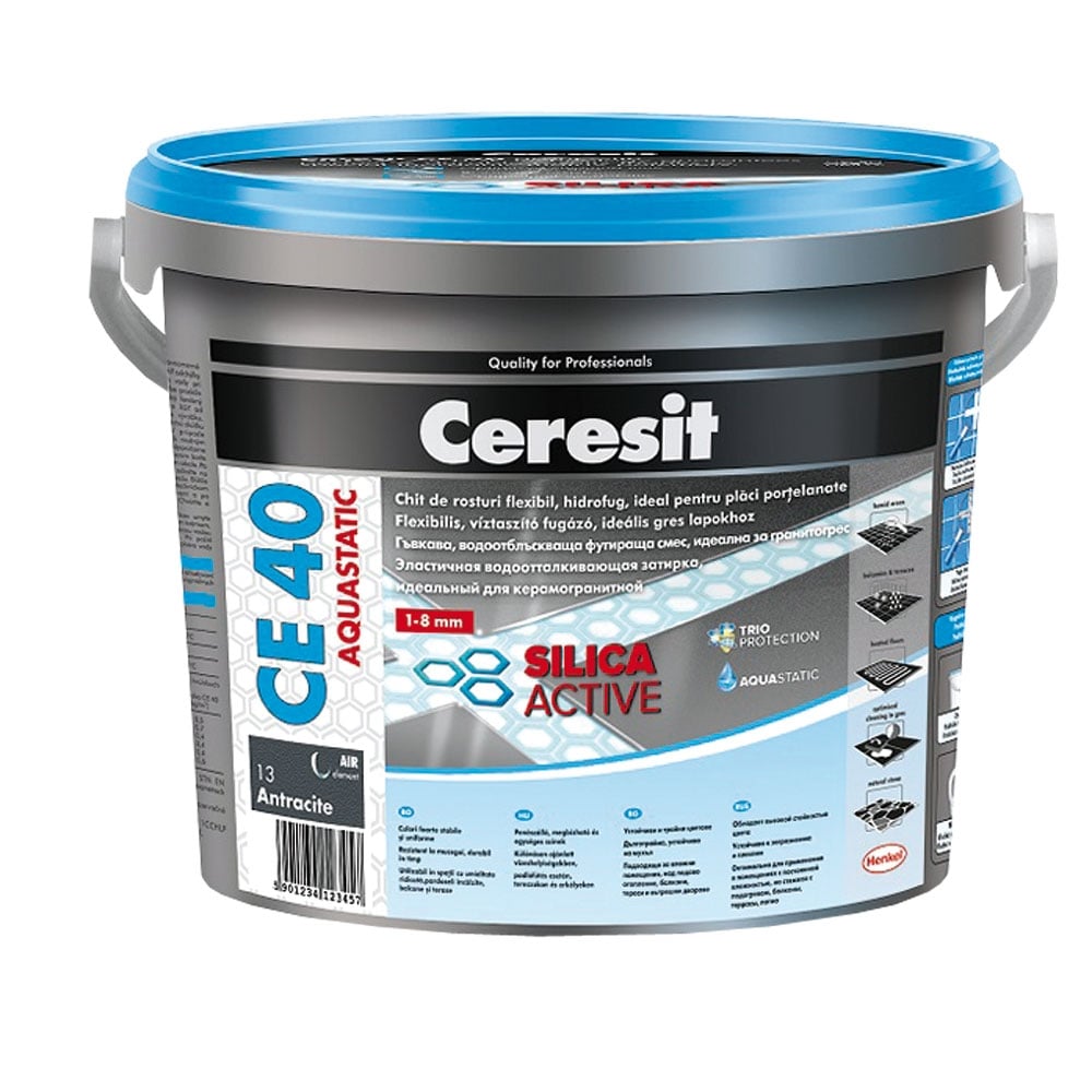 Фугираща аквастатична смес Ceresit CE40 Aquastatic бяла 2кг 
