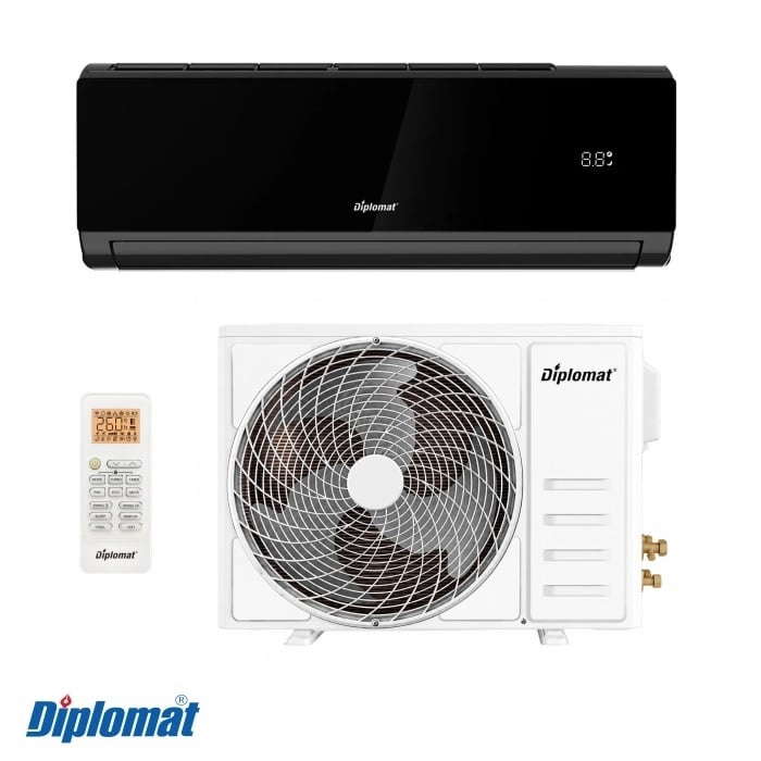 Инверторен климатик Diplomat DAF-120CASmart Black 12000BTU