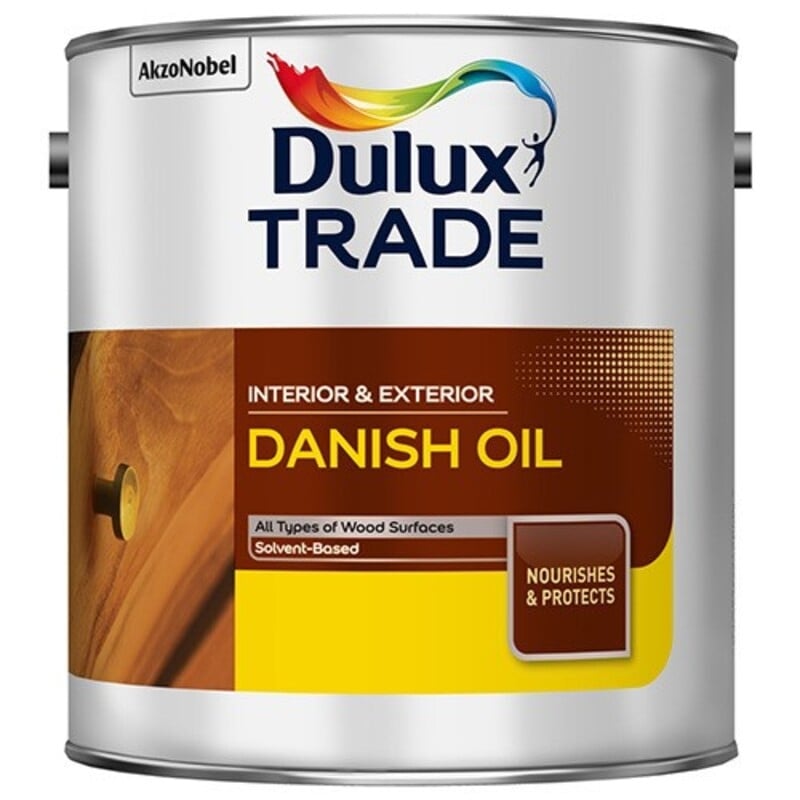 Масло за дърво Dulux TRD Danish Oil безцветно 1л 