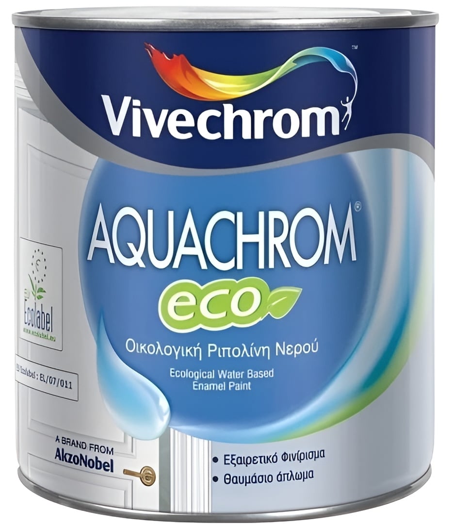 Боя за дърво Vivechrom Aquachrom Eco Mat 30 бяла 0,75л 