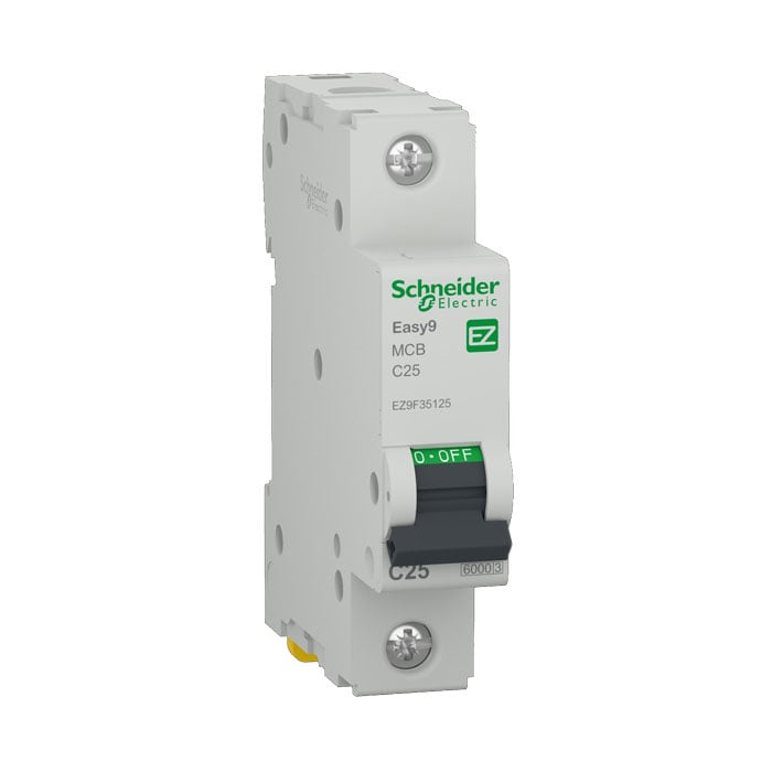 Прекъсвач Schneider Easy9 EZ9F35125 / 1P / 25A / крива С / 6kA