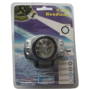 Фенерче за глава 9LED - челник