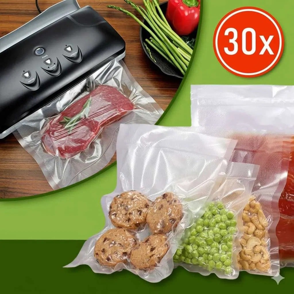 Пликове за вакуумиране 17х25 /20х30/ 12х55см / 30 броя