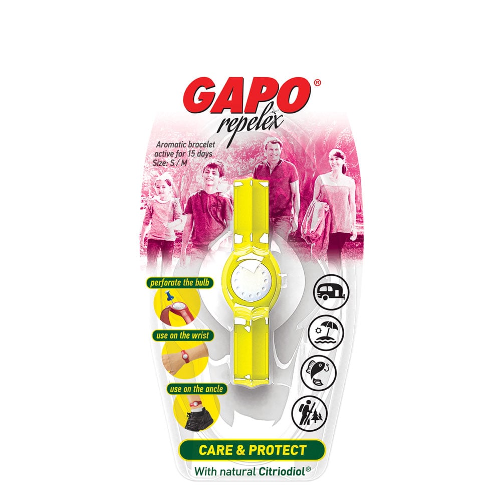 Ароматна гривна против комари Gapo S/M