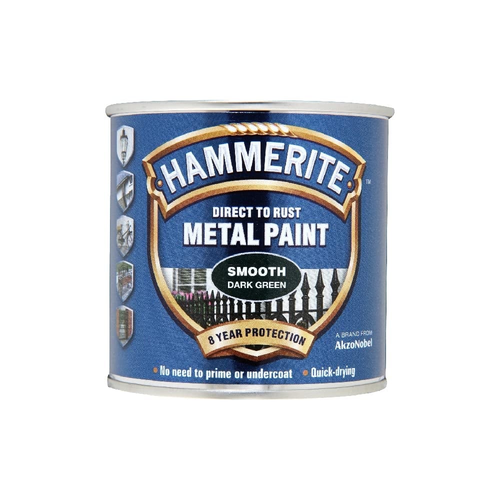 Боя за метал Hammerite гланц тъмнозелен 750 мл