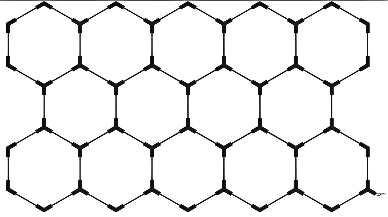 LED осветително тяло Хексагон 14HEXS 456W 6000K