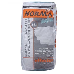 Лепило и шпакловка за топлоизолация Effector Normamix за EPS 25kg