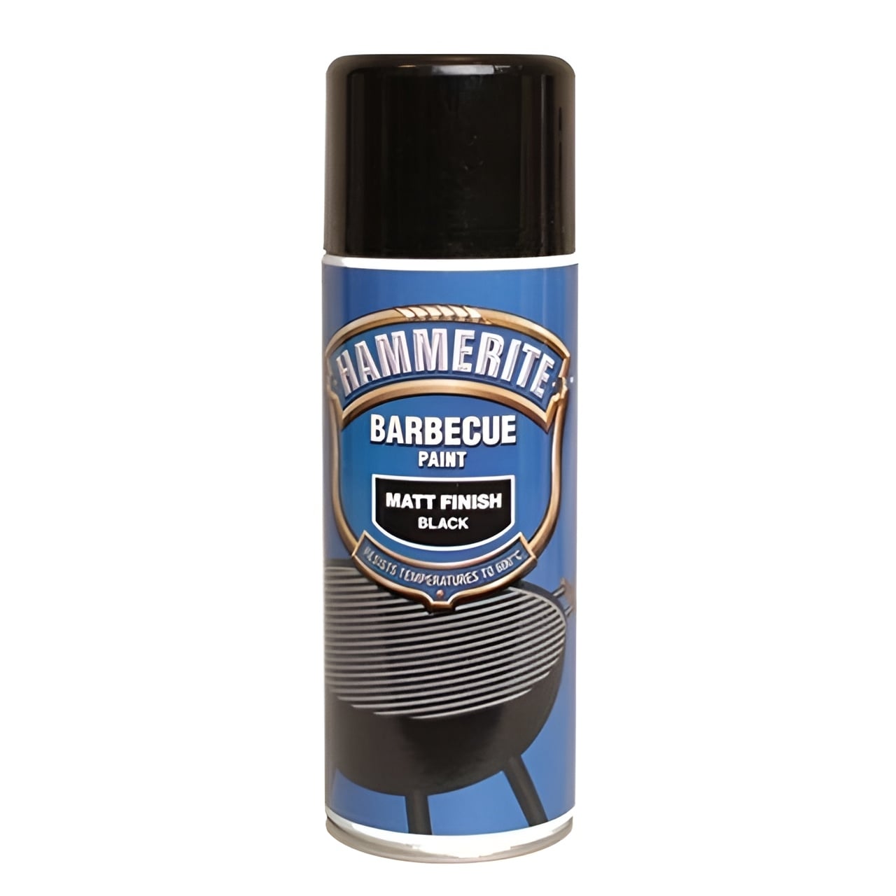 Спрей боя за метал Hammerite Direct To Rust BBQ мат черен 0,4л