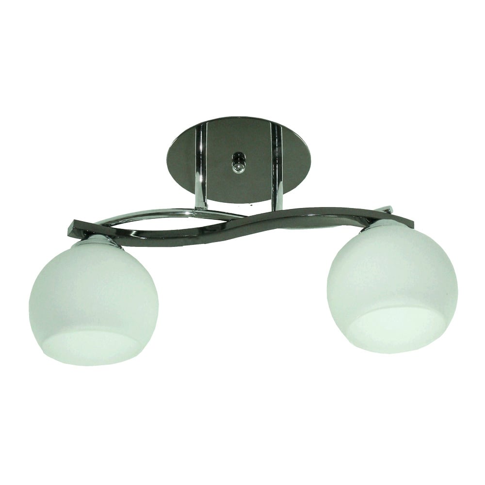 Полилей 50421/2 CR+ZZH+WT / E27 2X60W