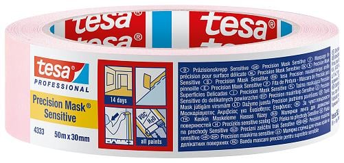 Хартиена лента за чувствителни повърхности / тапети Tesa 50м х 30мм