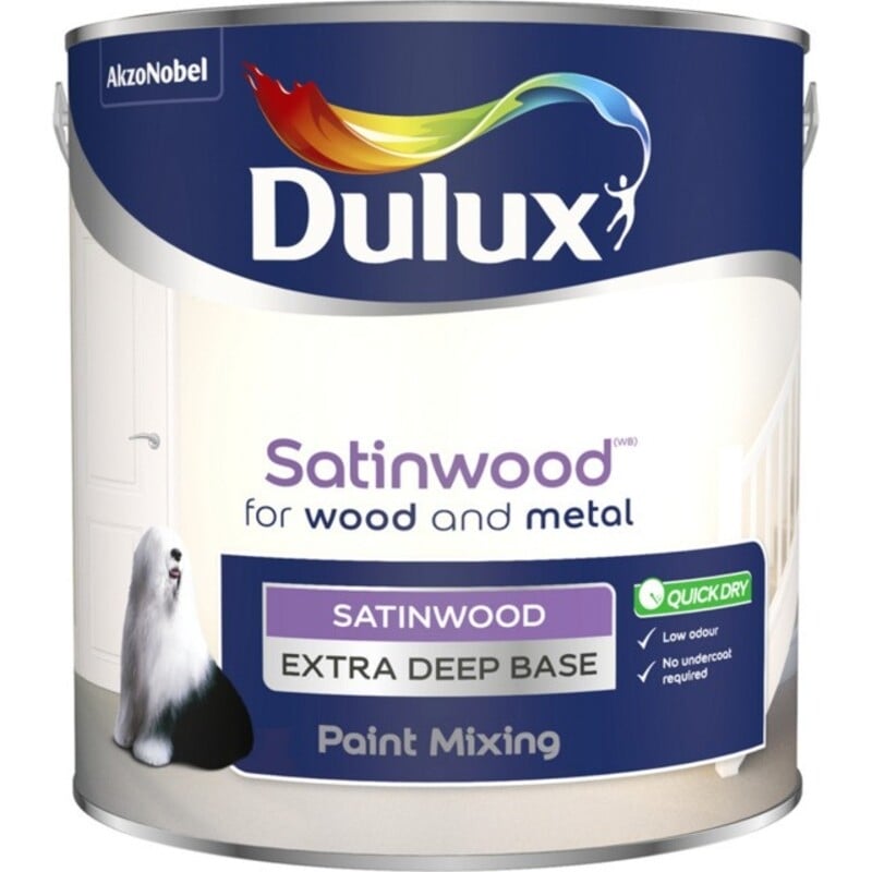 Акрилна боя за дърво и метал Dulux Paint Mixing Satinwood EB 2,5л 