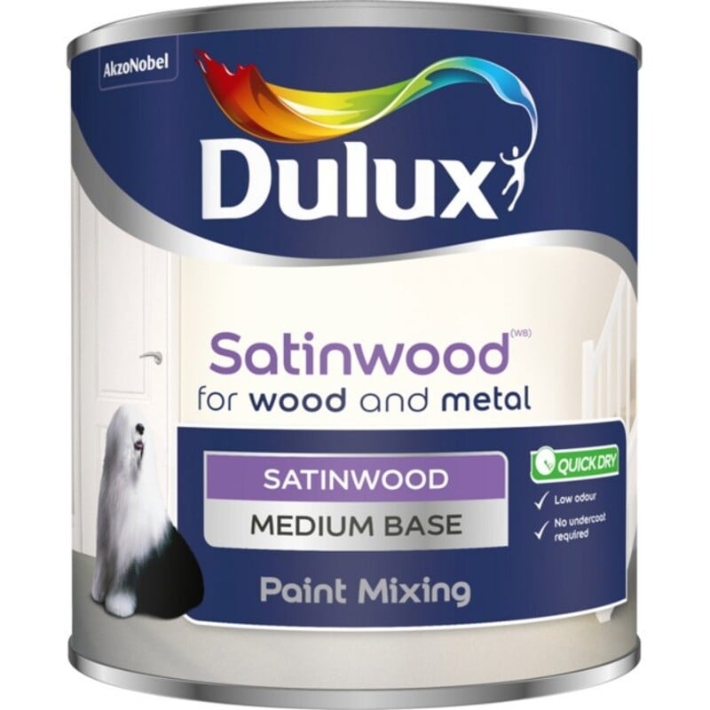 Акрилна боя за дърво и метал Dulux Paint Mixing Satinwood MB 1л