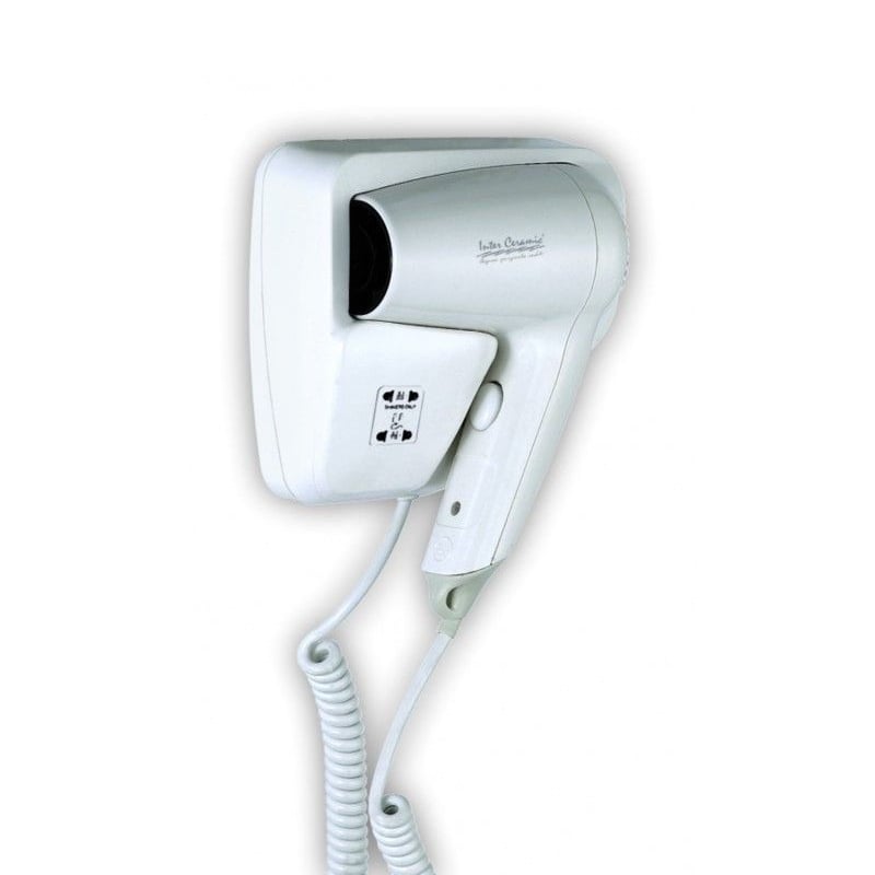 Стенен сешоар за коса ICSA 1604 / 1200W бял