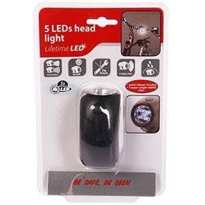 Светлина за велосипед  5 led бяла