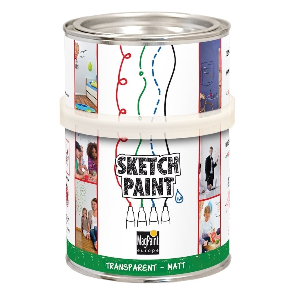 Боя за бяла дъска MagPaint SketchPaint прозрачна мат 0,5л