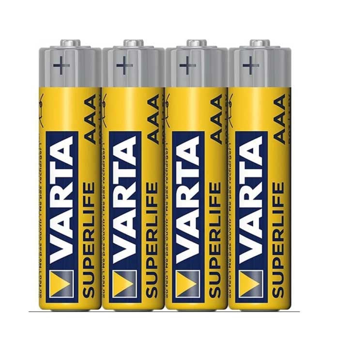Цинкови батерии Varta Superlife AAA / LR03 4 броя