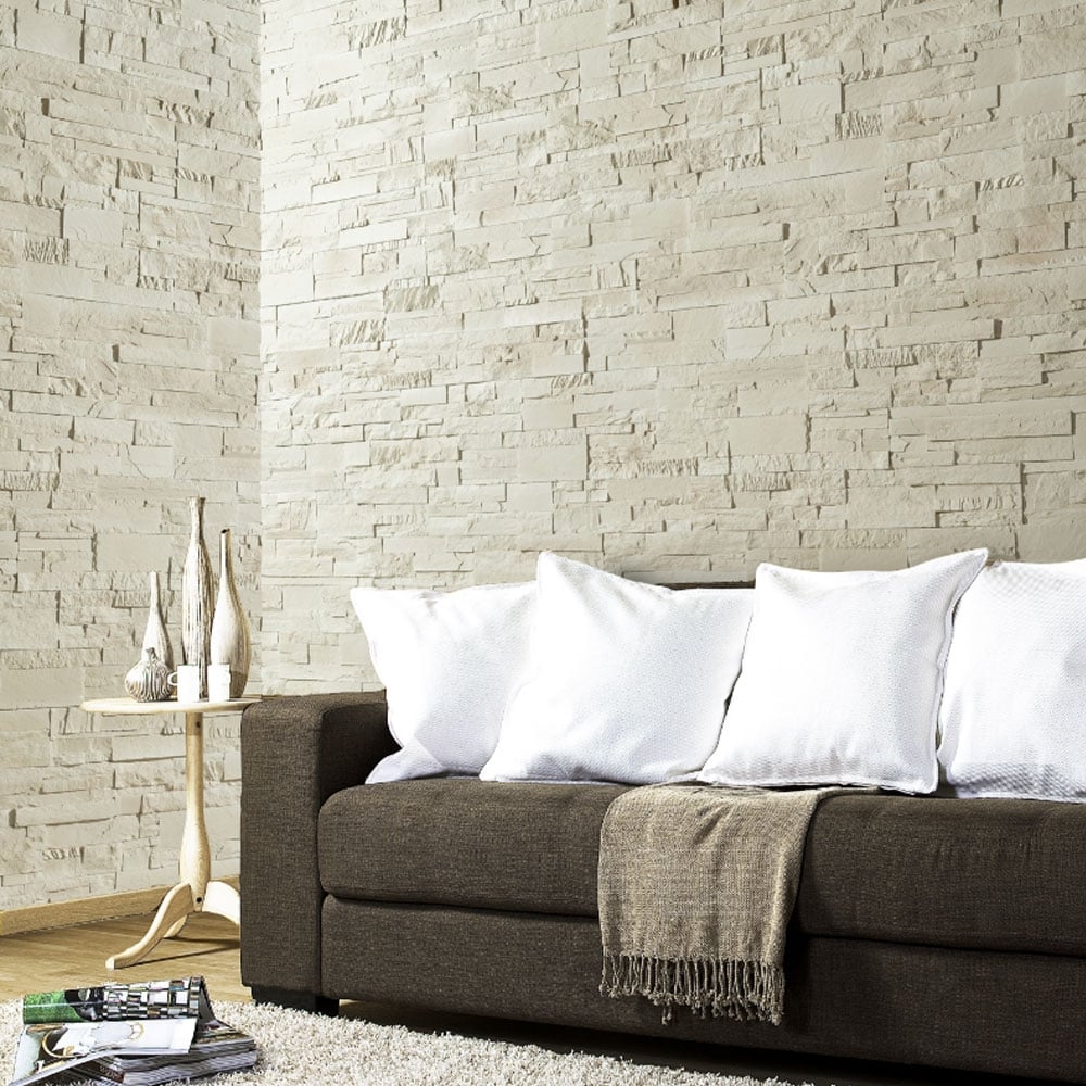 Декоративна стенна облицовка Modulo Vista Ivory 38х17см