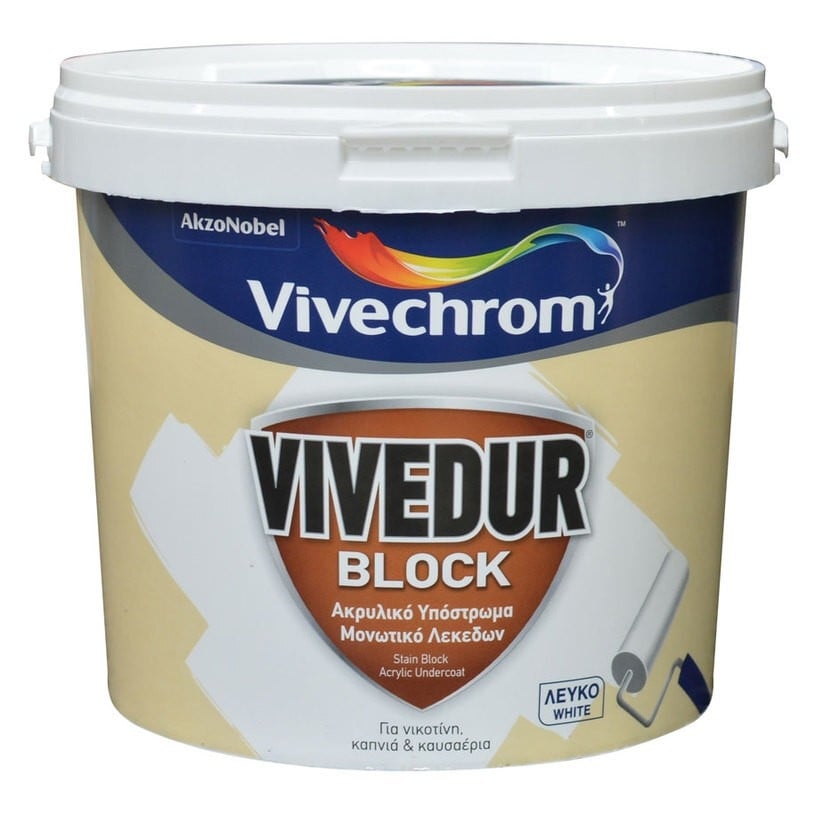 Изолационен грунд за петна Vivechrom Vivedur Block бял 0,75л