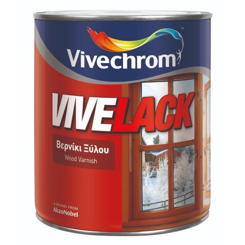 Лак за дърво Vivechrom Vivelack Gloss 501 Безцветен гланц 0,75л