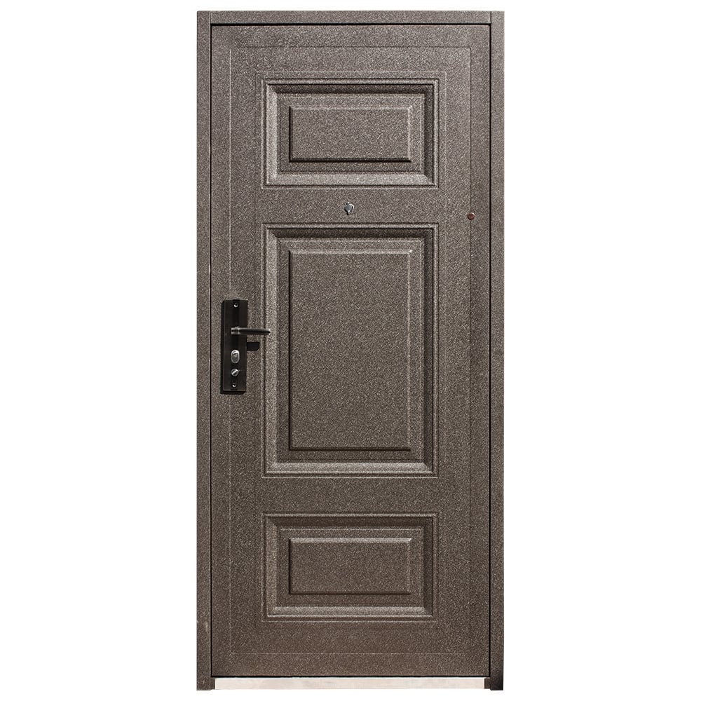 Входна метална врата шагрен дясна S8026 / 200x90х5см