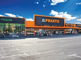 Последно поколение строителен хипермаркет Praktis отваря врати в старата столица