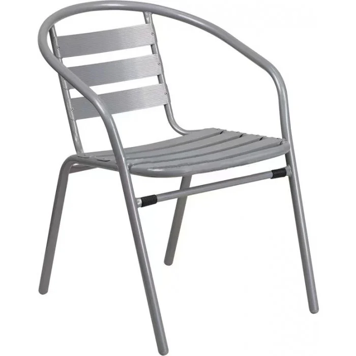 Градински стол метална рамка с алуминий My Garden SC-017C сив