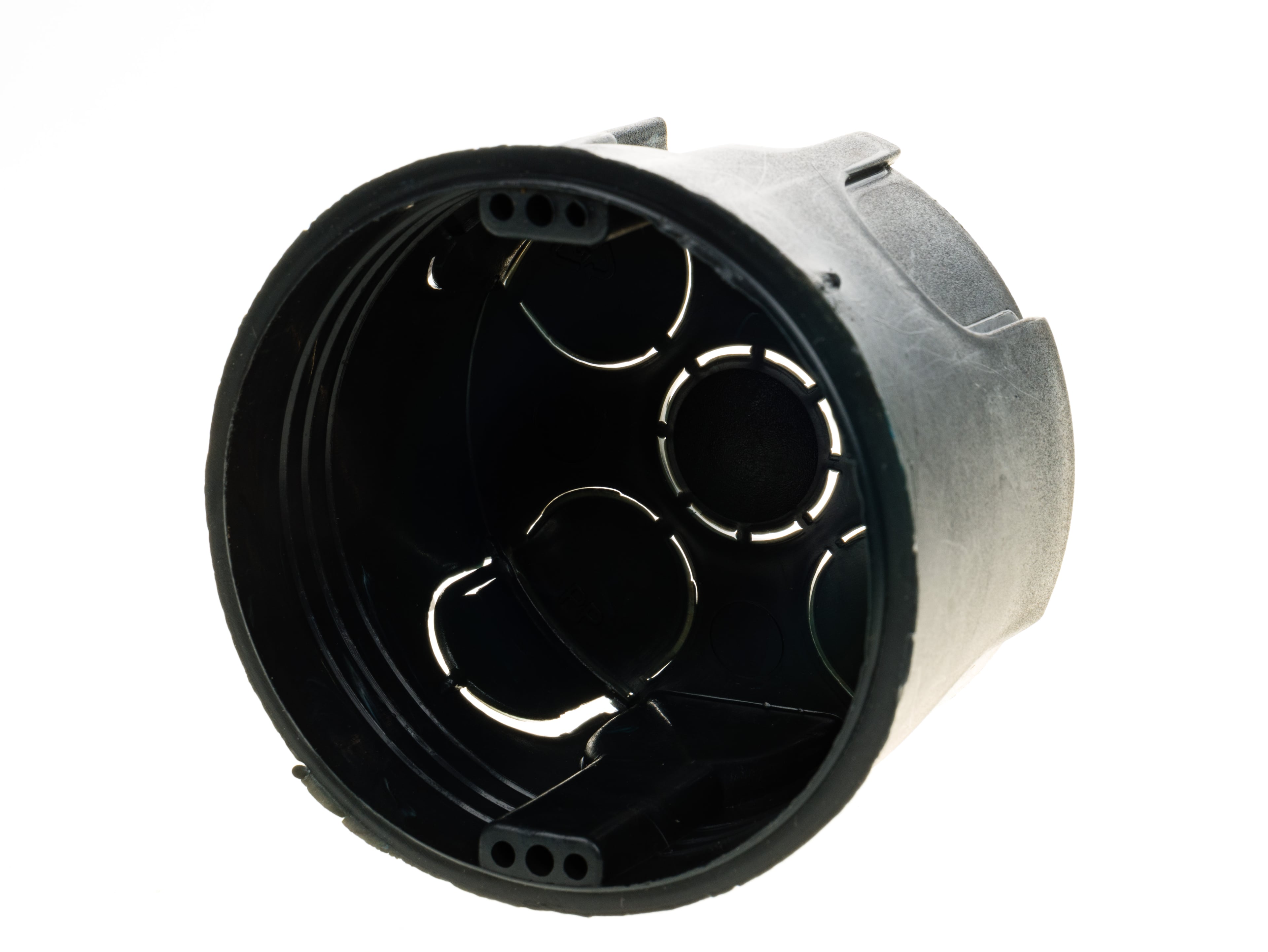 Кръгла конзолна кутия под мазилка