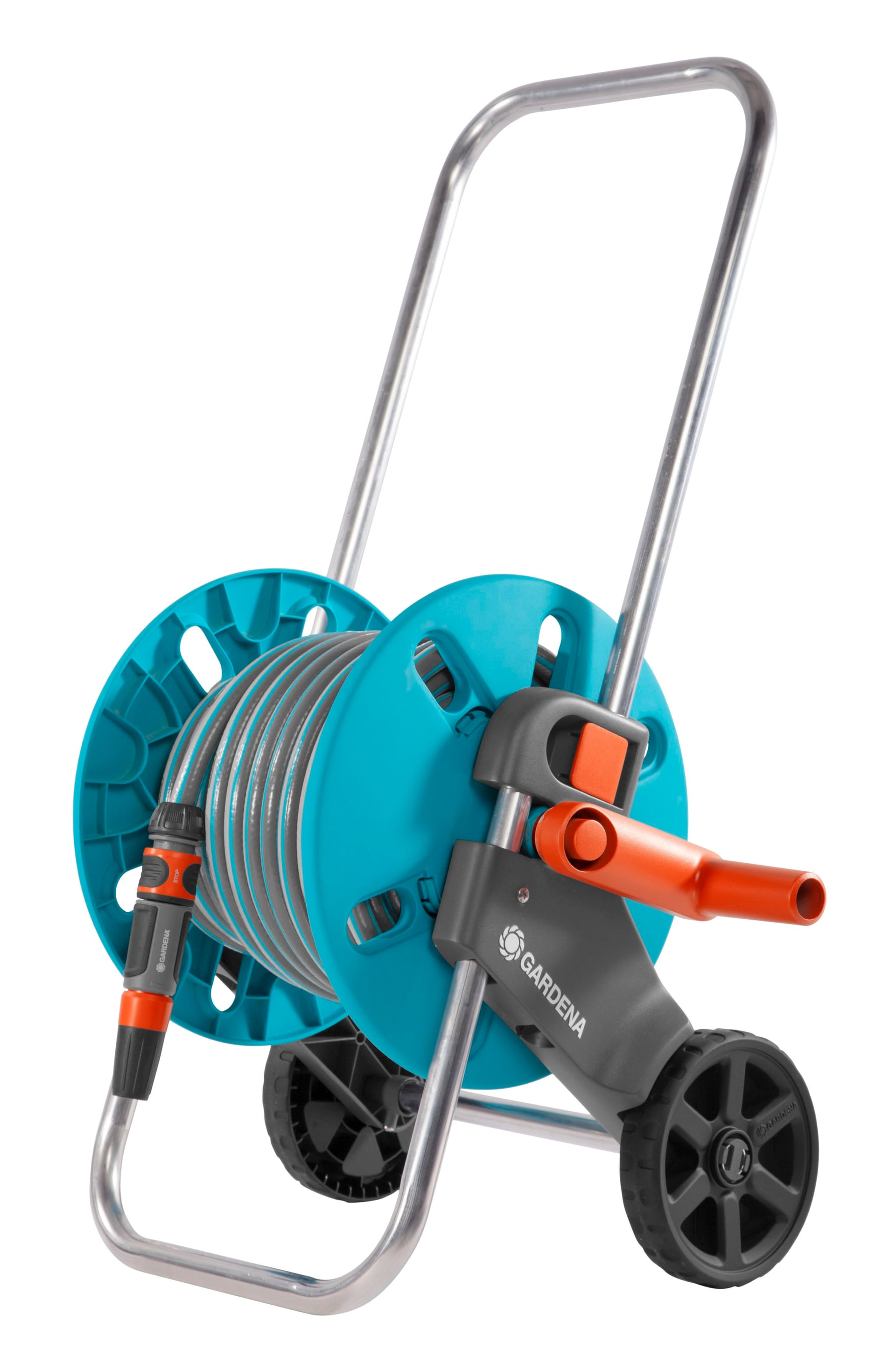 Макара количка с маркуч и конектори Gardena 18502-35 / 1/2'' / 20м