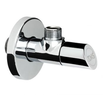 Спирателен кран 1/2''*3/8" Sharp Silver с розетка THS