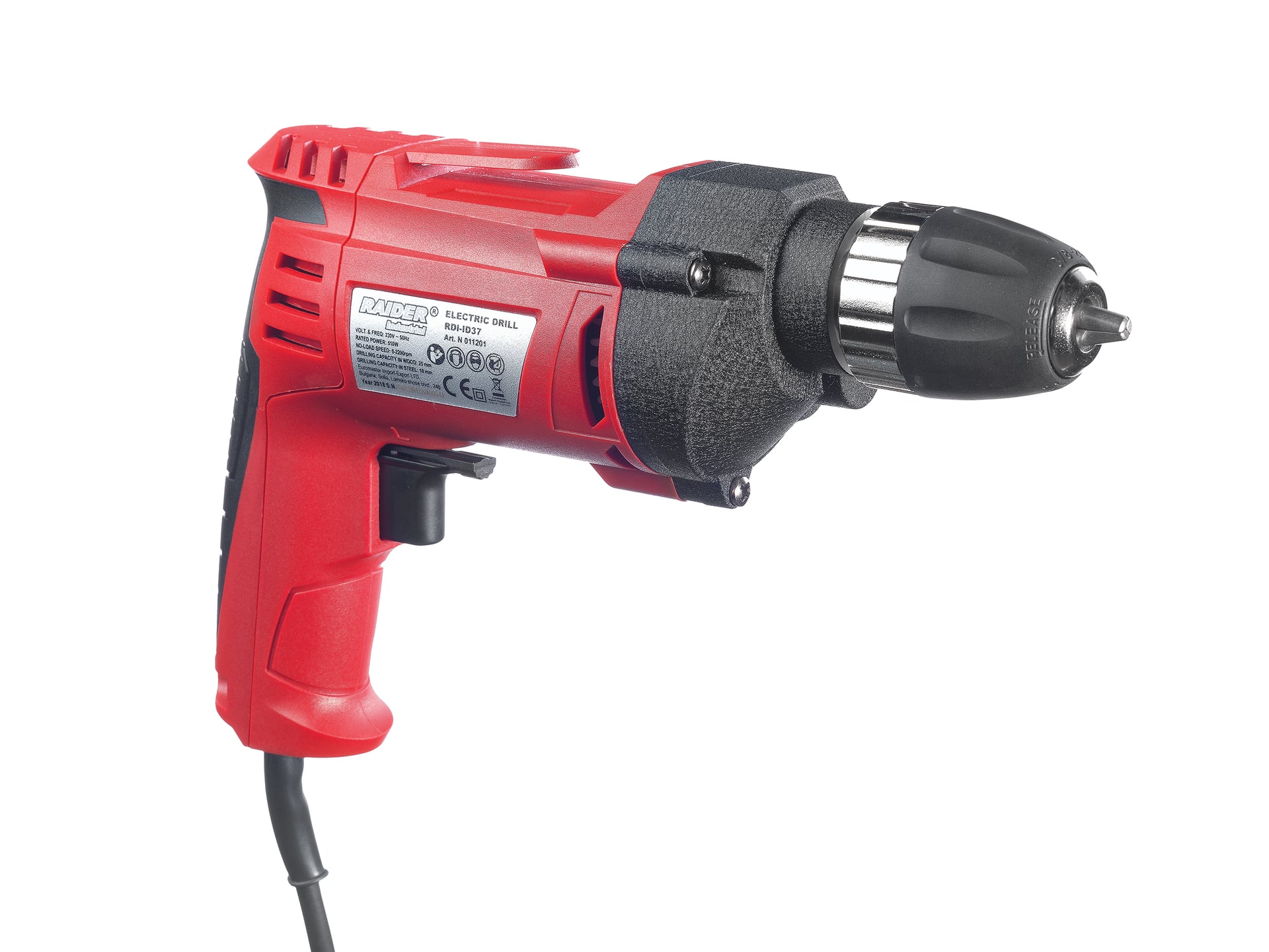 Бормашина с метален корпус Raider Industrial RDI-ID37 510W