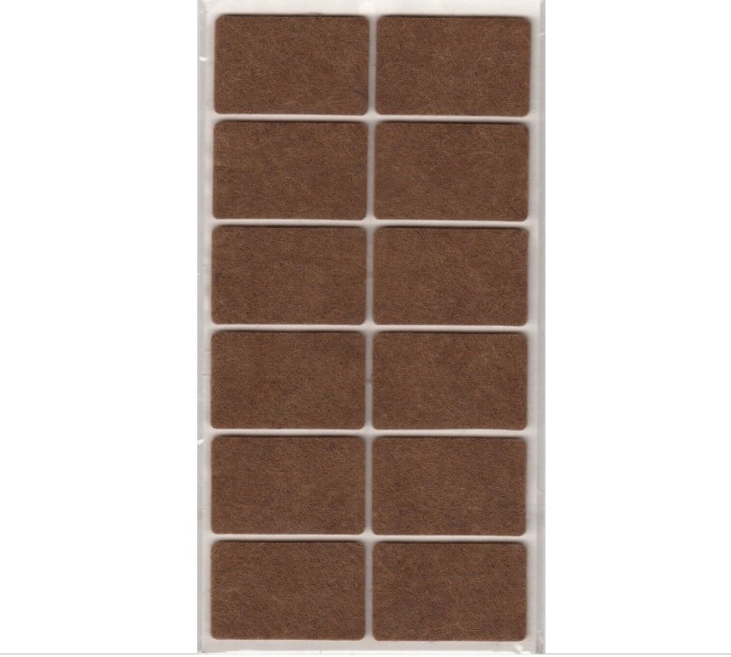 Самозалепващи стъпки 35х55мм / 1 лист / 12 броя