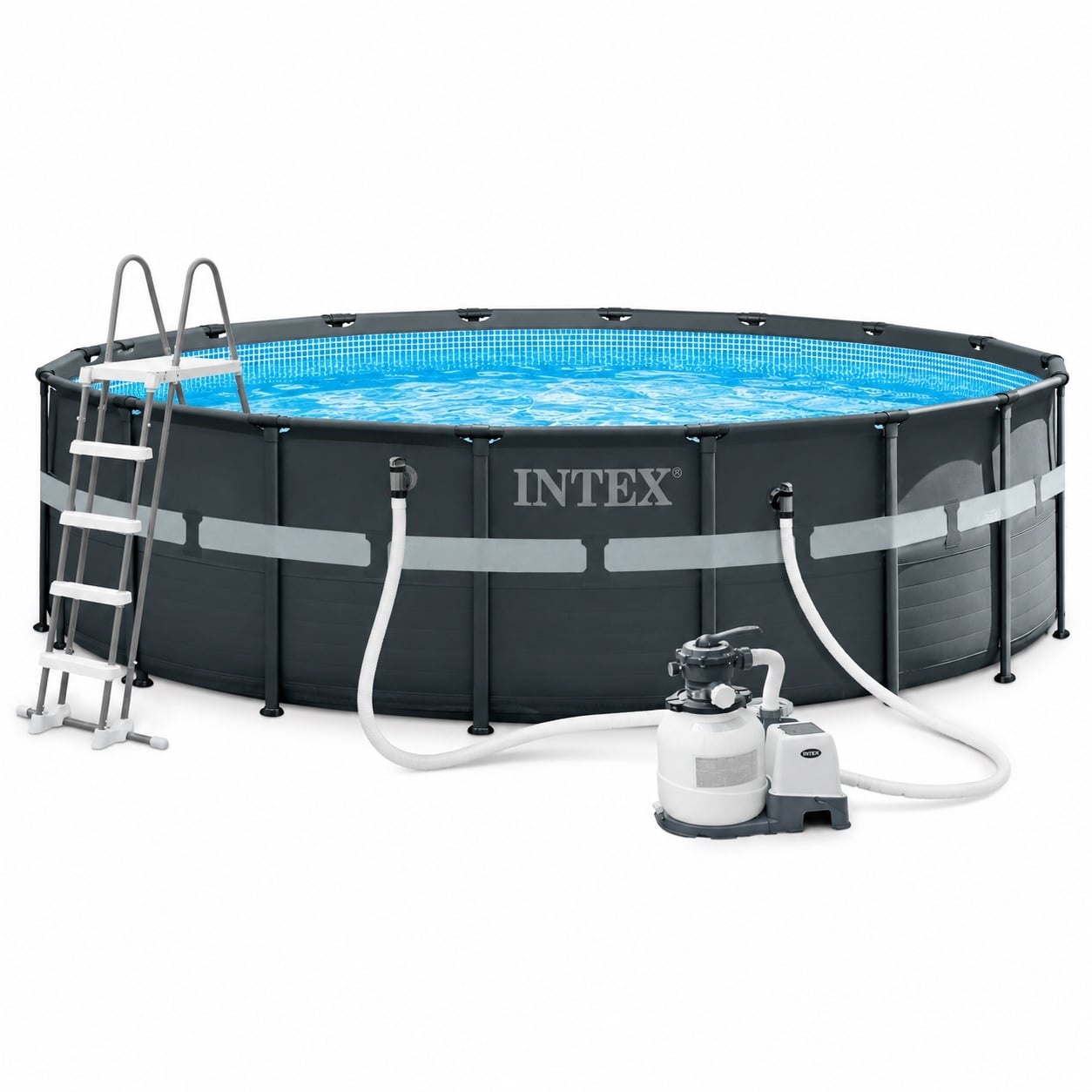 Сглобяем басейн с филтърна помпа Intex Ultra XTR 26330NP / 549х132см