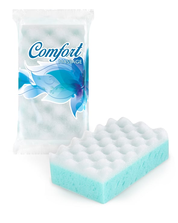 Гъба за баня Comfort правоъгълна с масажна повърхност