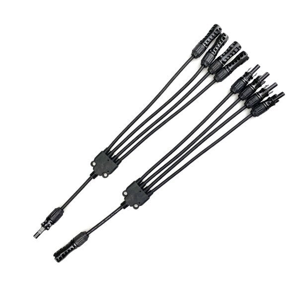 Кабел за фотоволтаична система Y разклонение 4 пина 1500V 30A